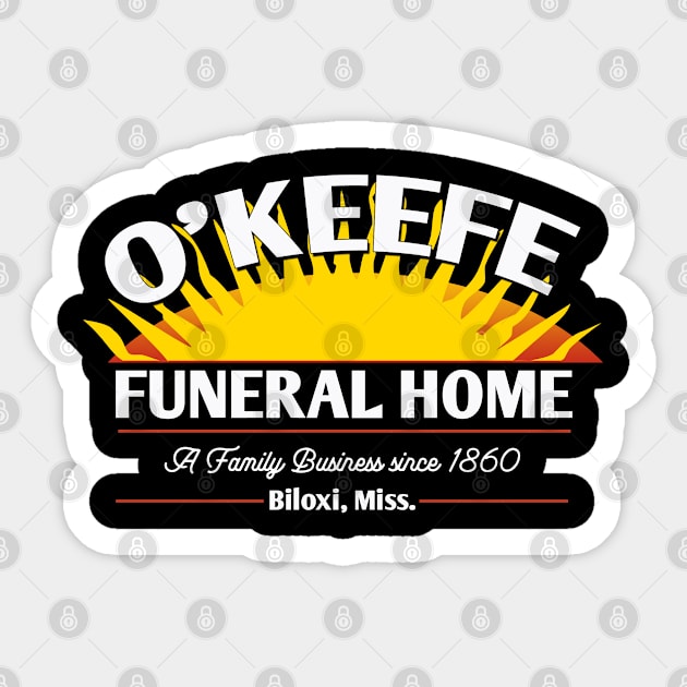 The Burial with Jamie Foxx Okeefe Funeral Homes Sticker by hauntedjack